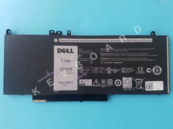 Акумуляторні батареї Dell Type G5M10